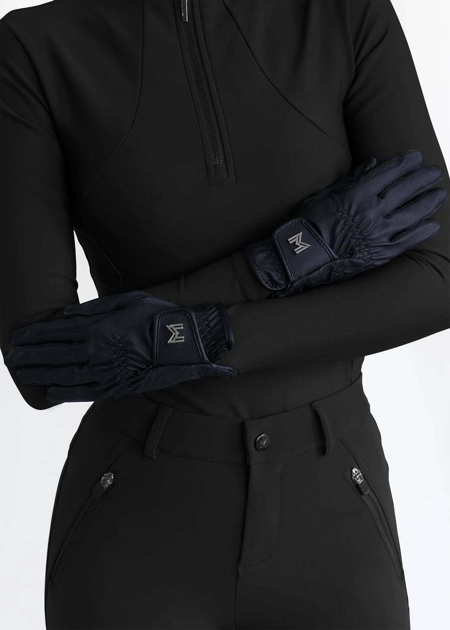 Emblem Riding Gloves