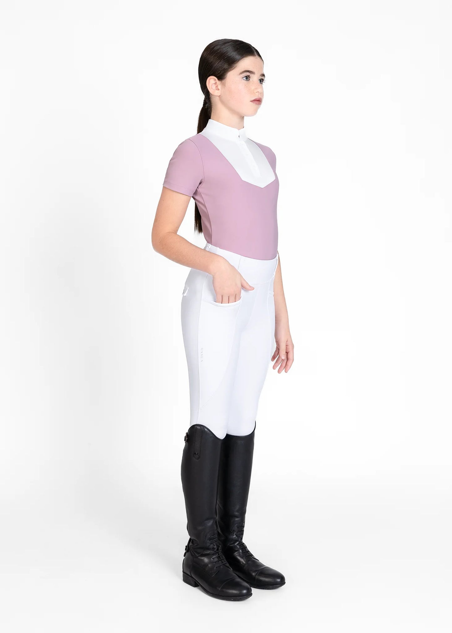 YR Pro Riding Leggings White