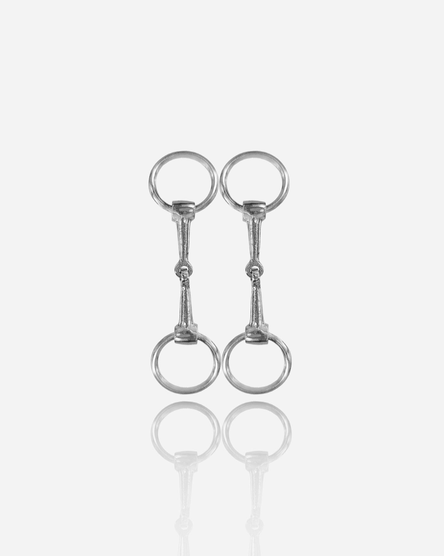 Aretes Largos Lisos Bocado