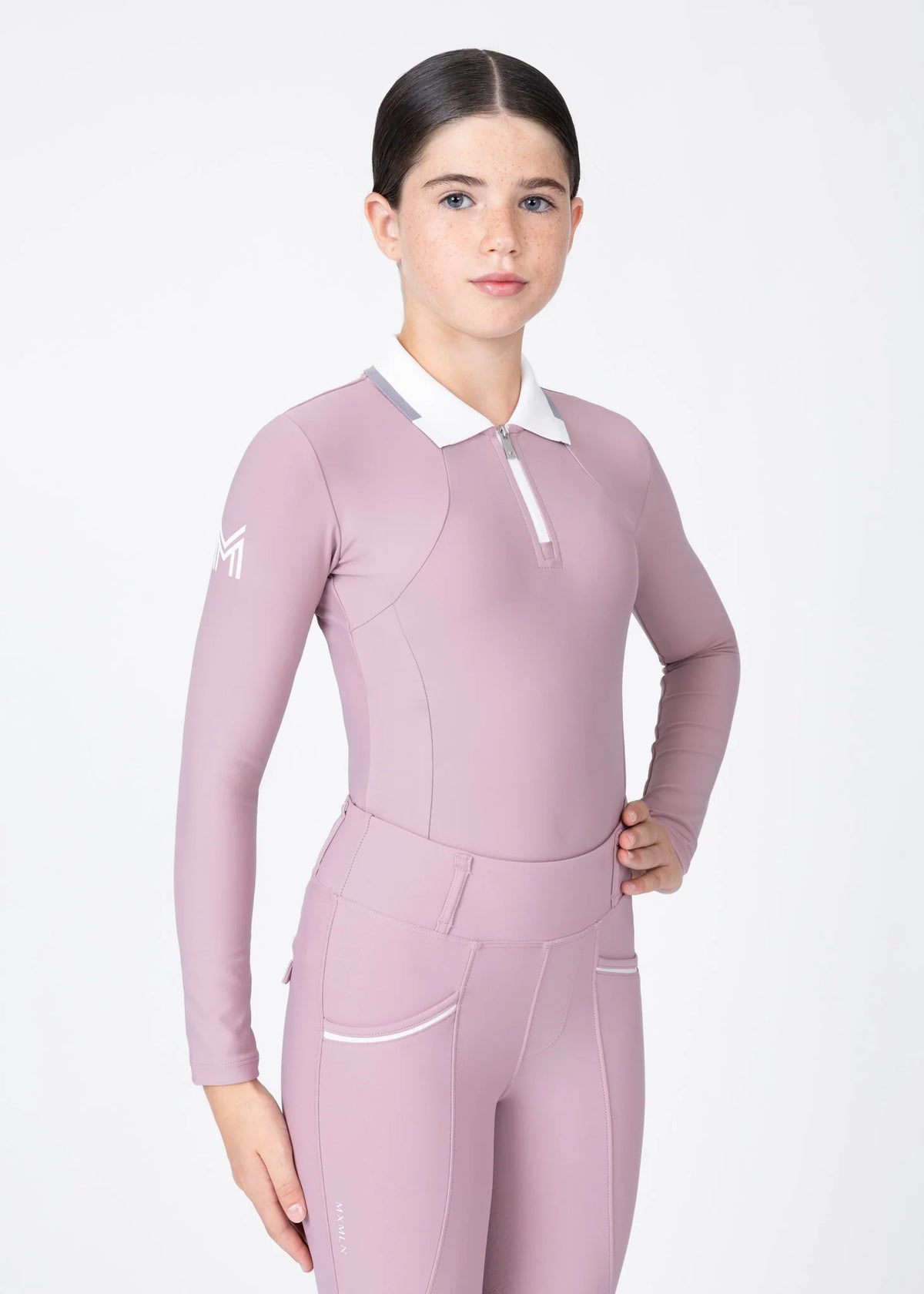 YR Concept Long Sleeve Polo Shirt