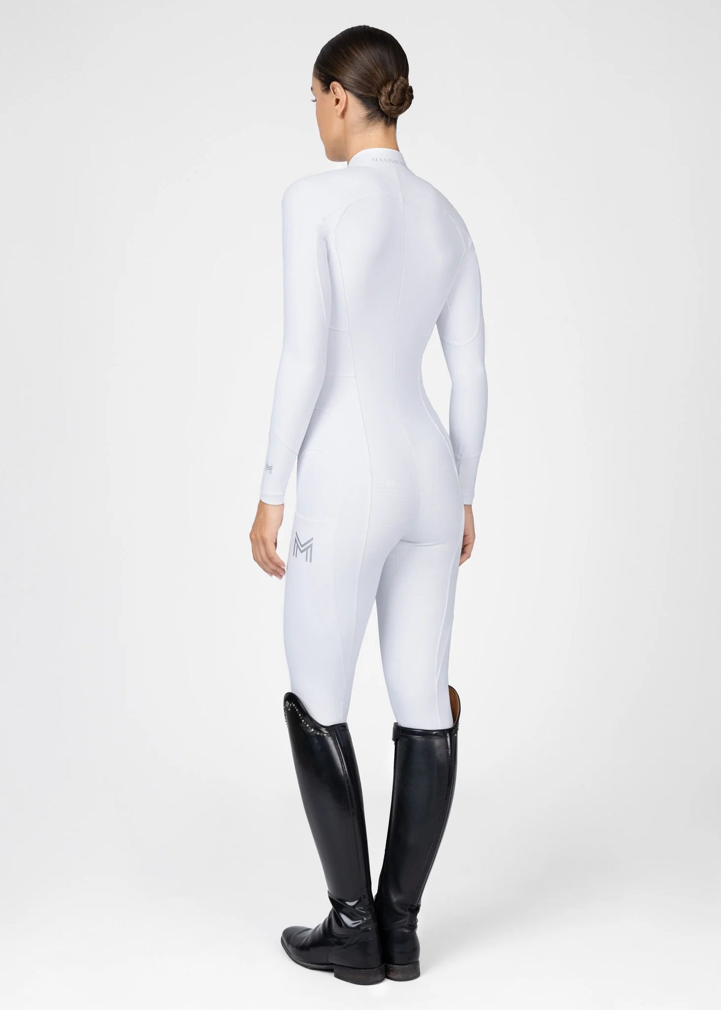Femme Riding Jumpsuit (White)