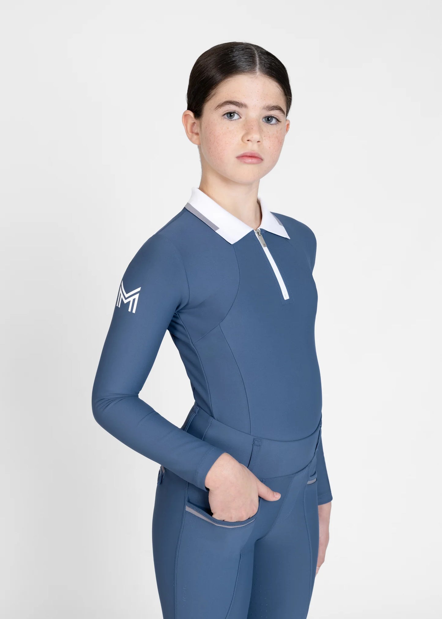 YR Concept Long Sleeve Polo Shirt