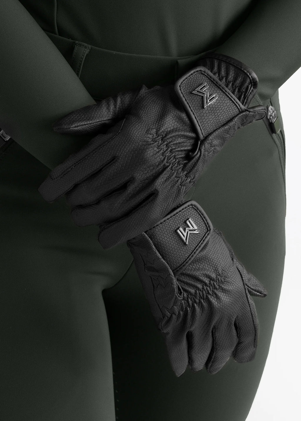 Emblem Riding Gloves