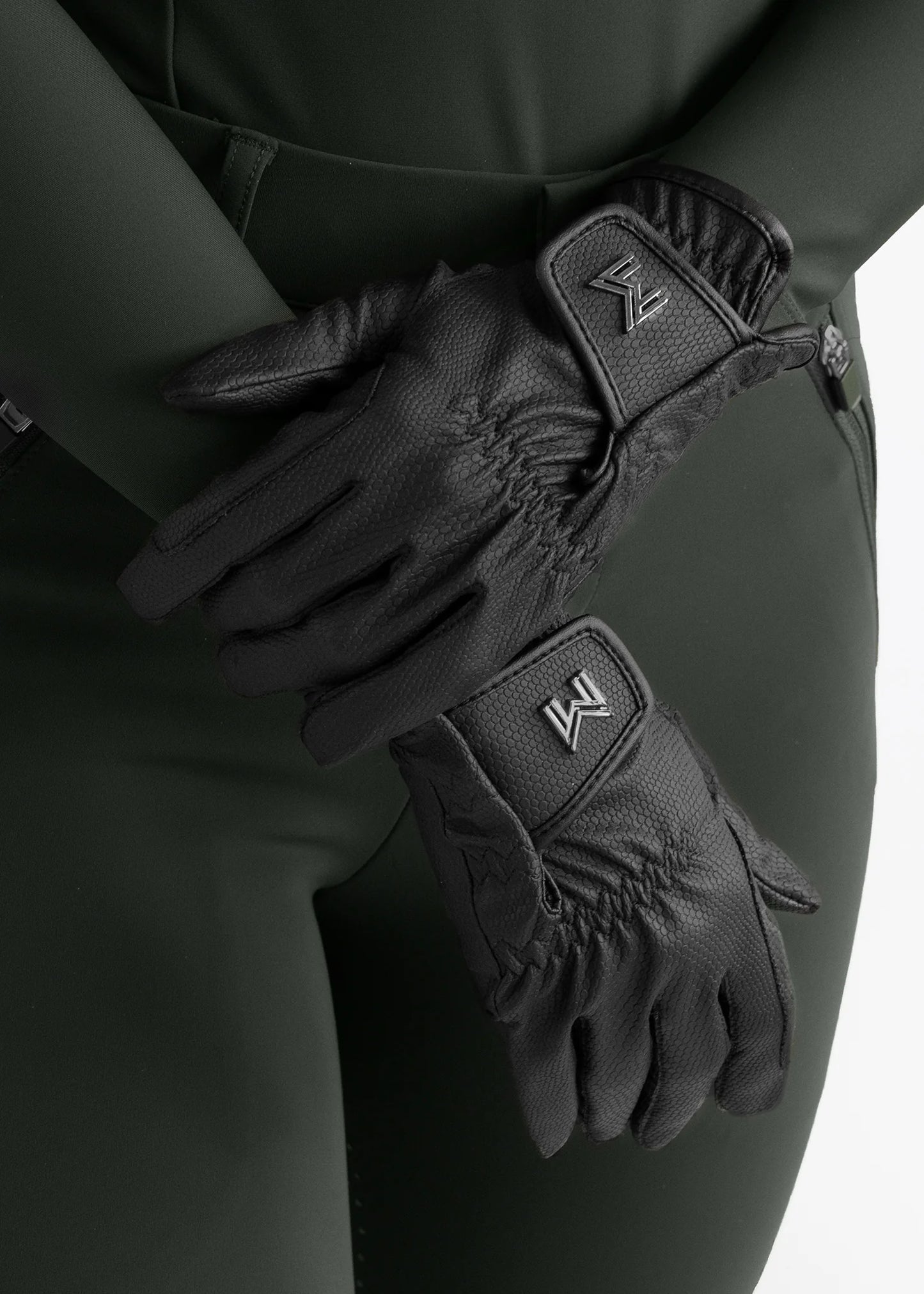 Emblem Riding Gloves
