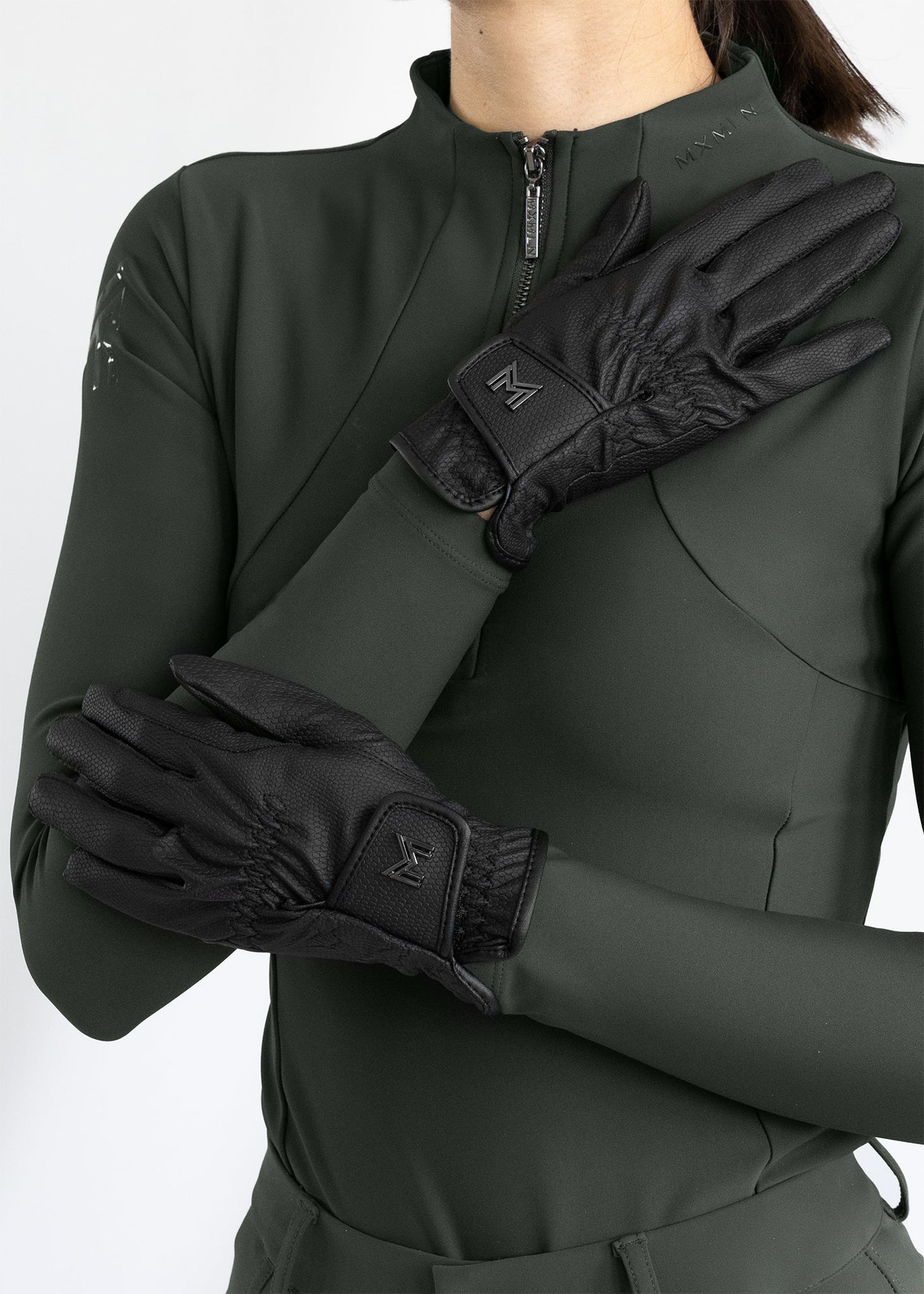 Emblem Riding Gloves