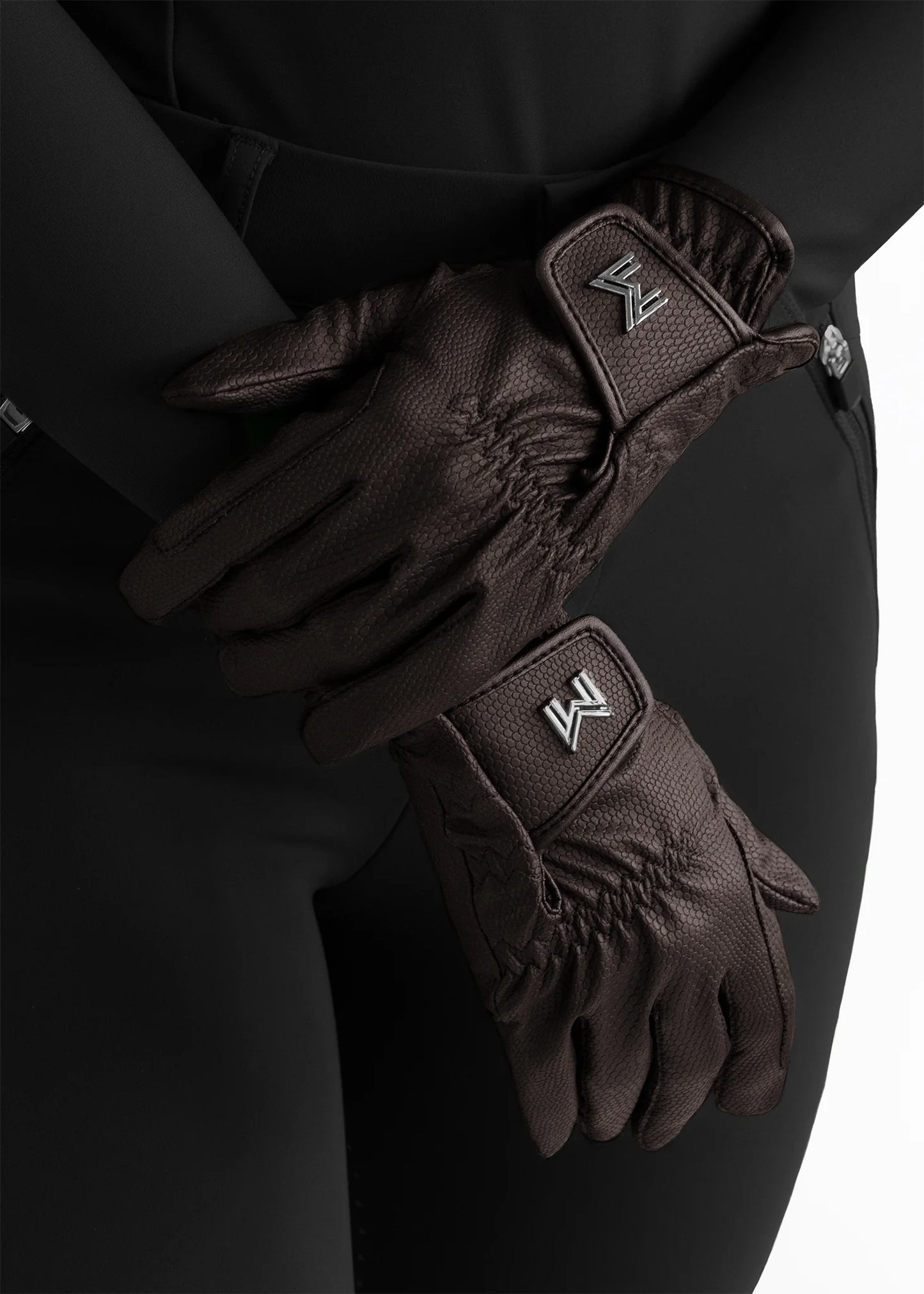 Emblem Riding Gloves