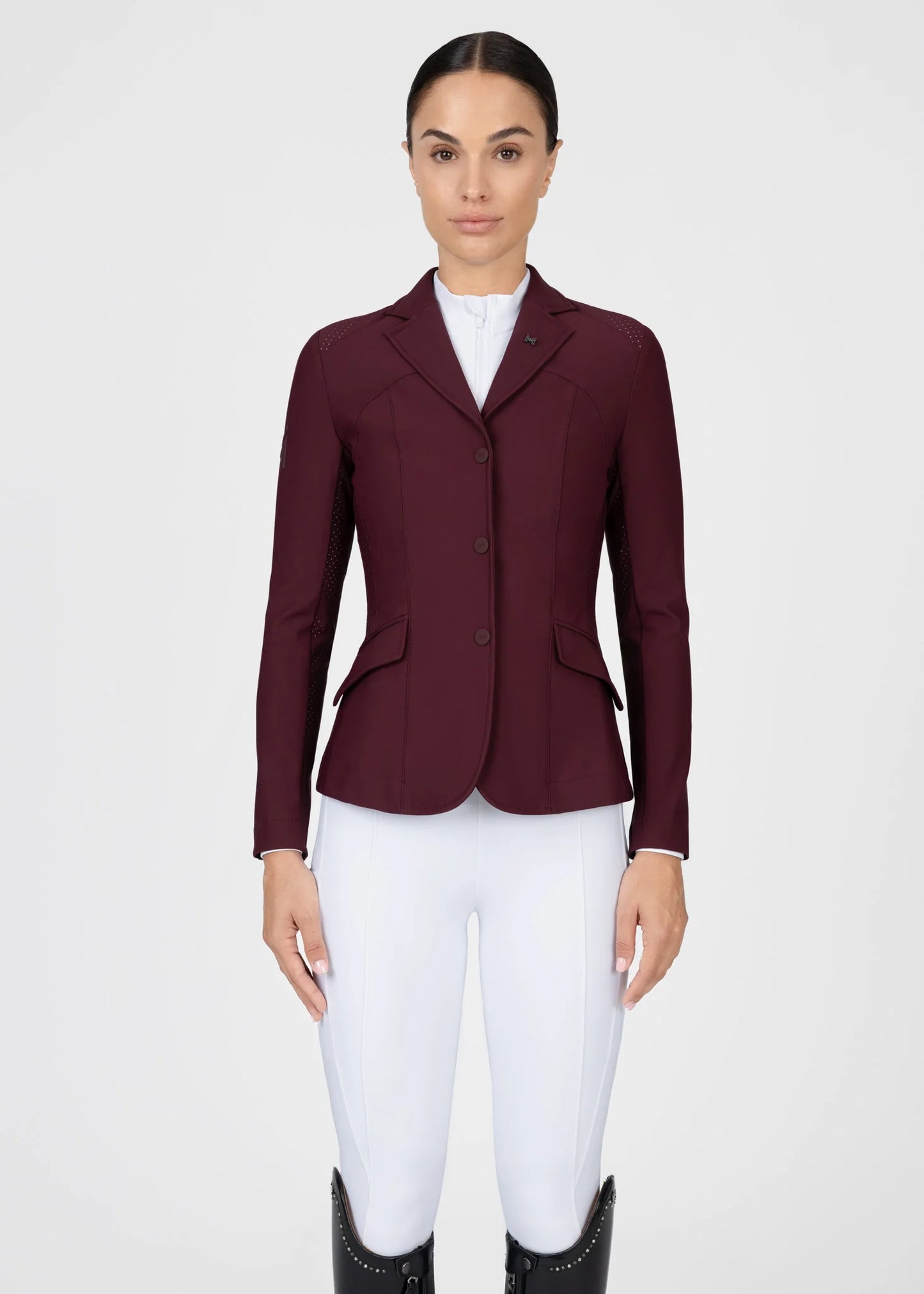 Femme Riding Jumpsuit (White)