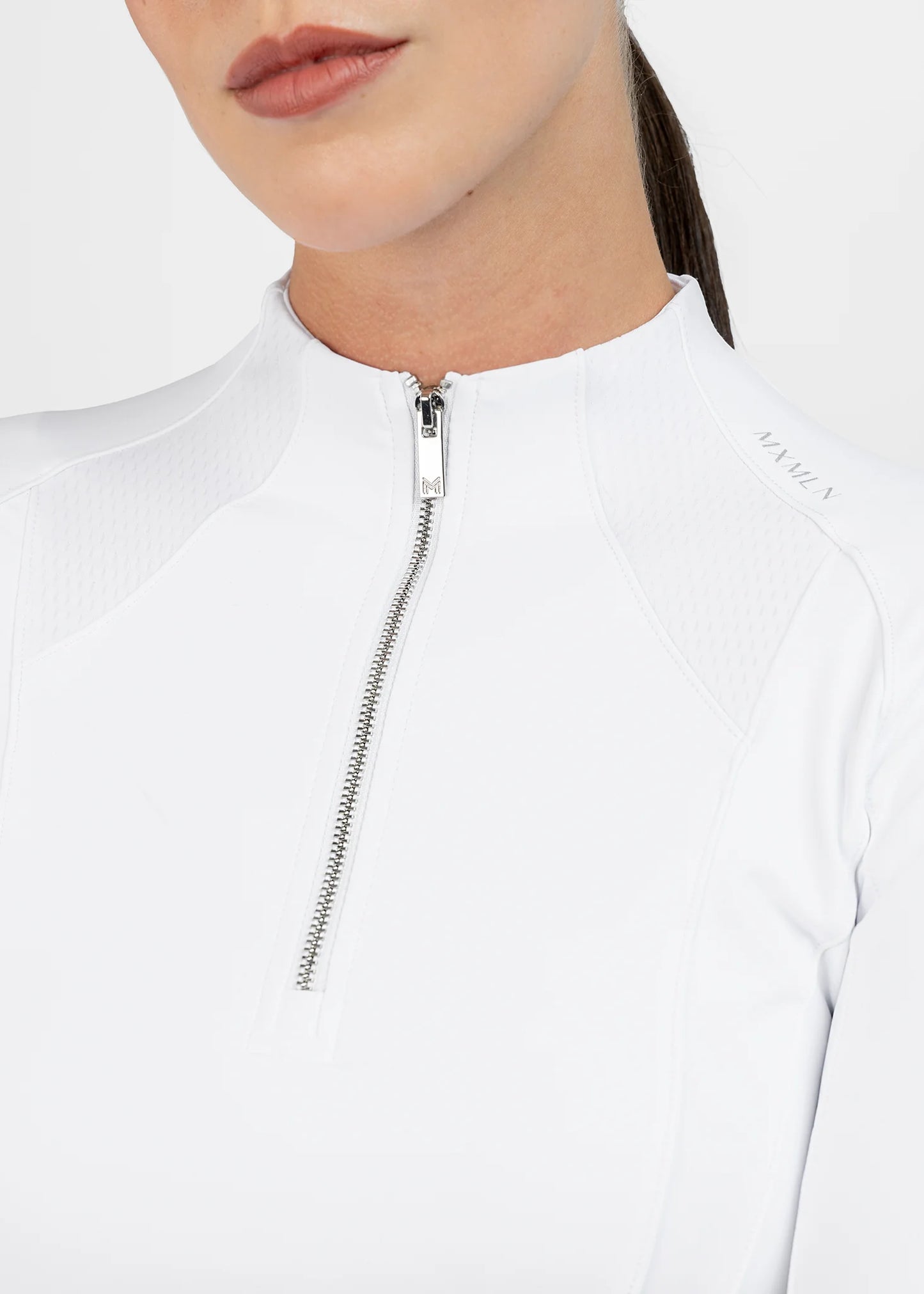 Frame Long Sleeve Base Layer White