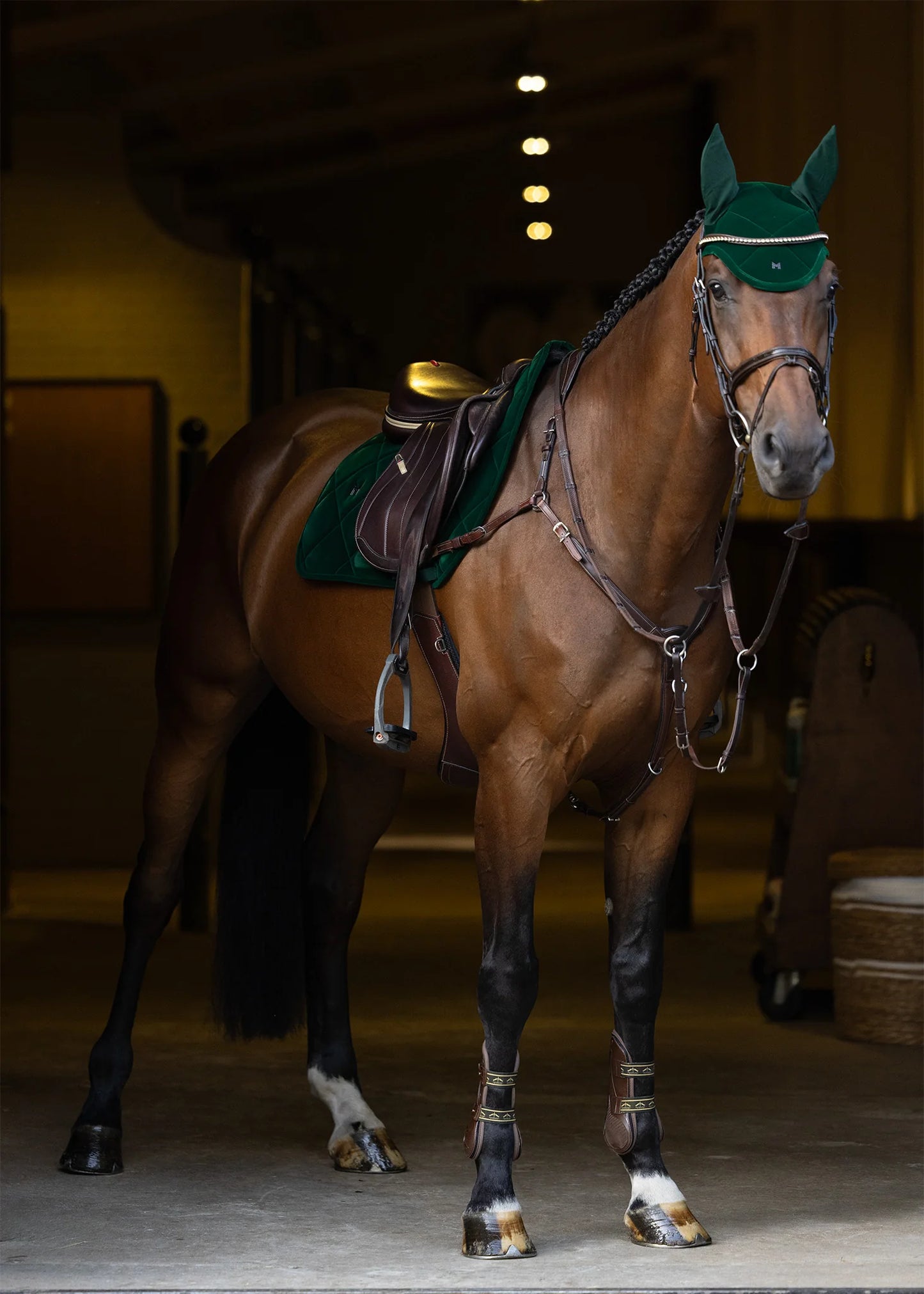 Velvet Jumping Saddle Pad
