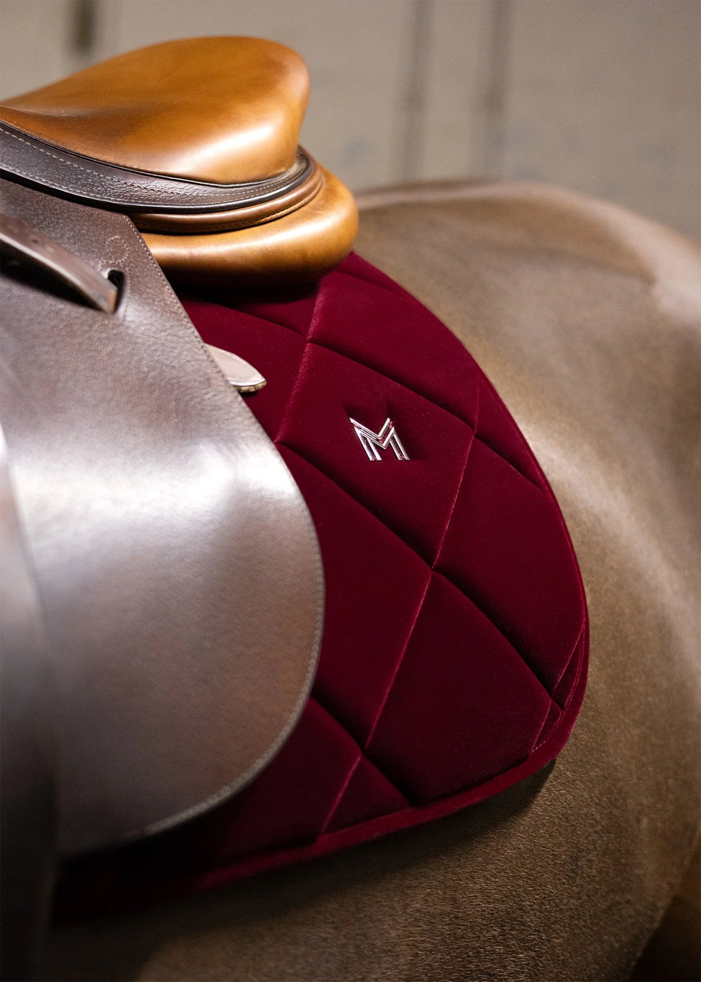 Velvet Jumping Saddle Pad