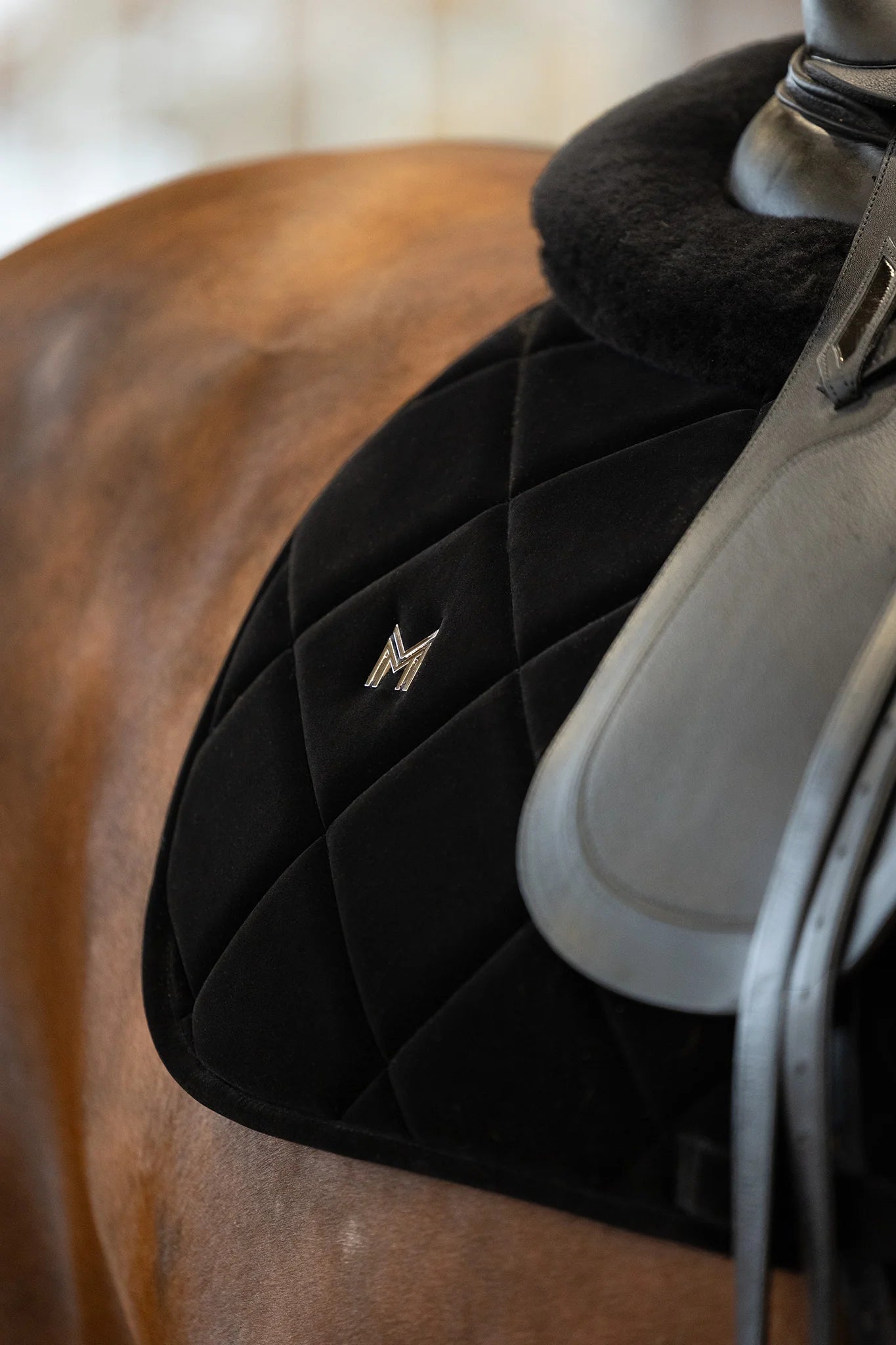 Velvet Jumping Saddle Pad