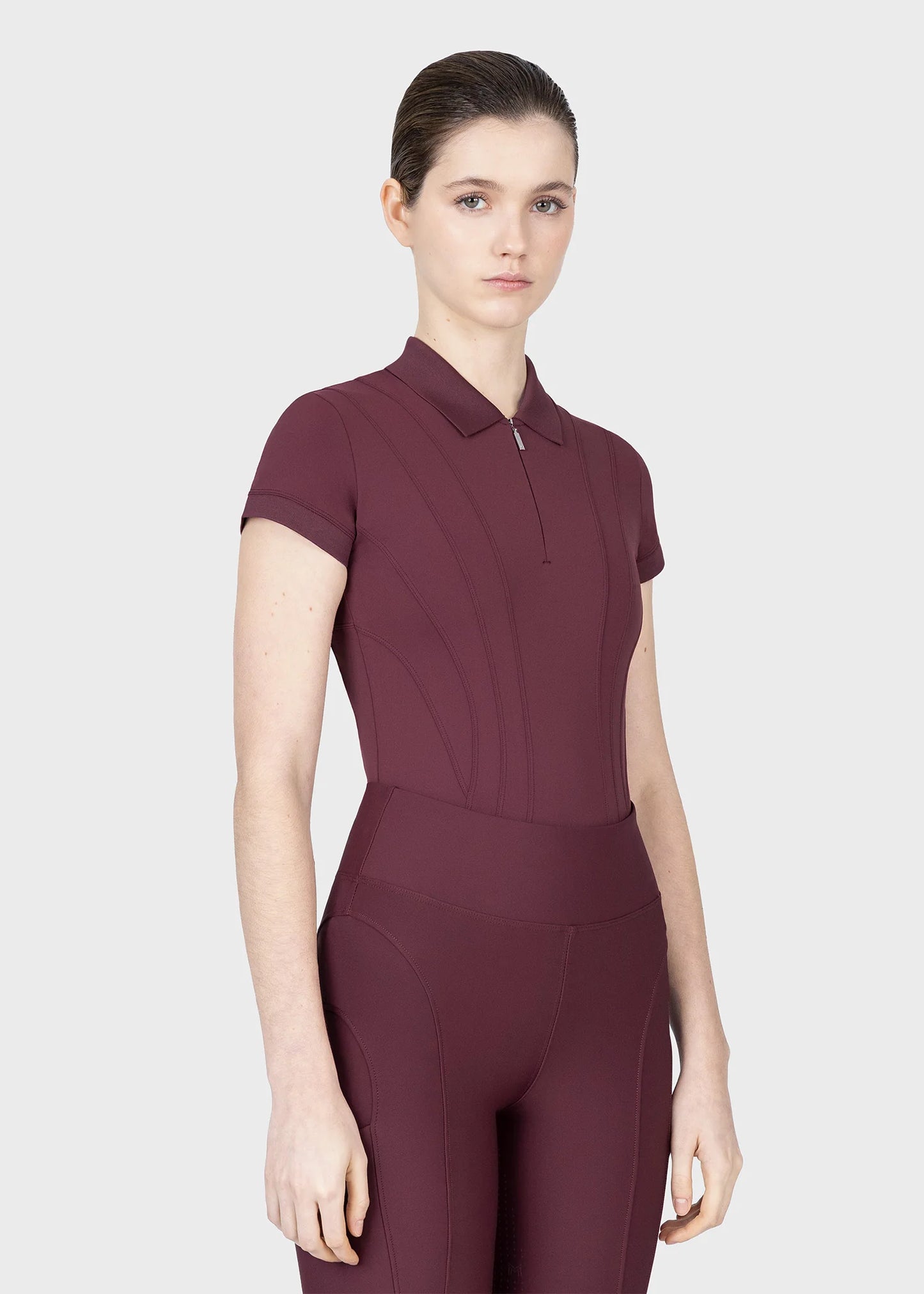 Arc Short Sleeve Polo Shirt CRANBERRY