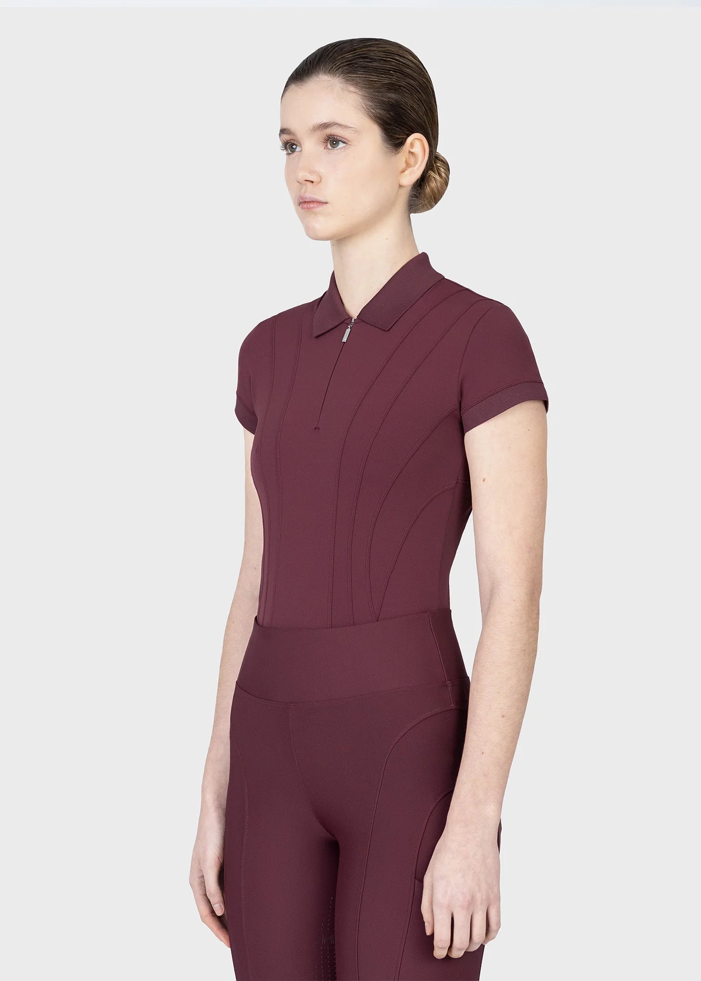 Arc Short Sleeve Polo Shirt CRANBERRY