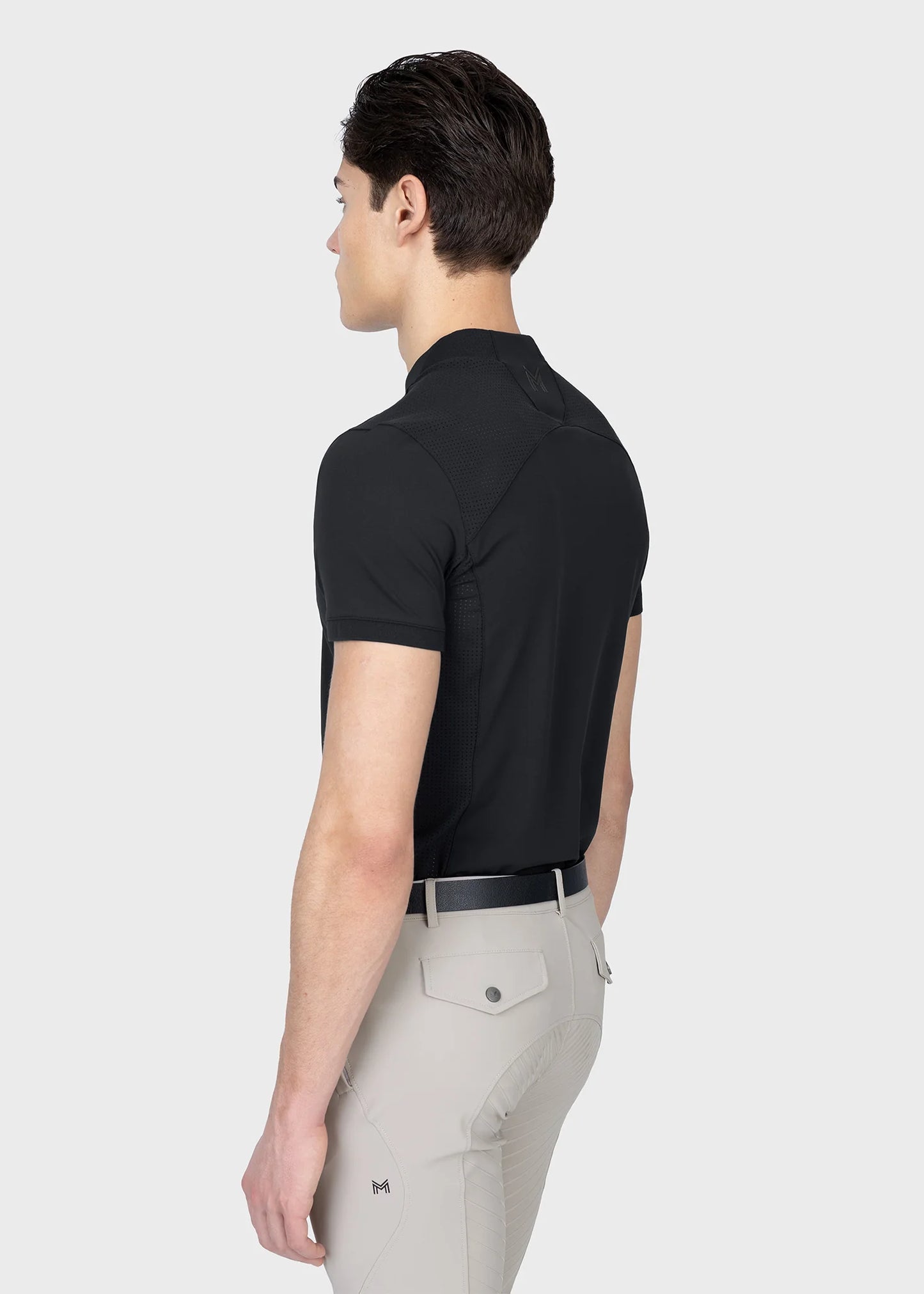 Track Short Sleeve Base Layer (Soft Taupe)